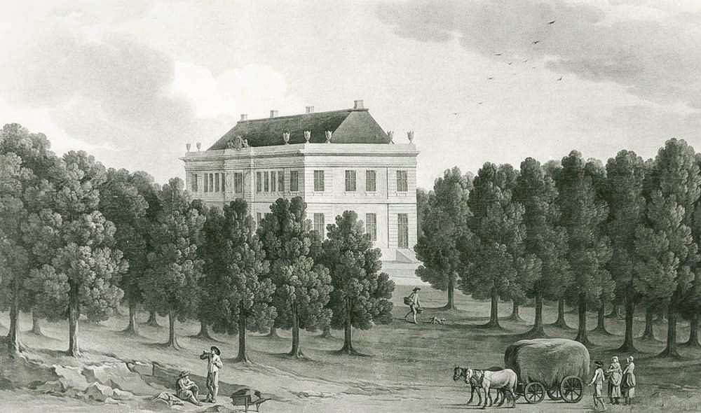 Bernstorff Castle in the 1700s